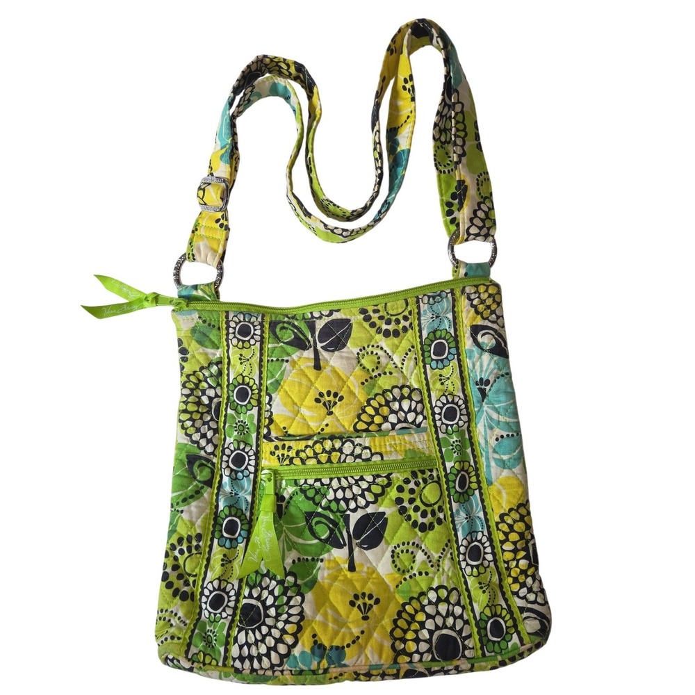Vera Bradley Limes Up Crossbody Hipster Small NWOT Quilted Floral Lilli Bell